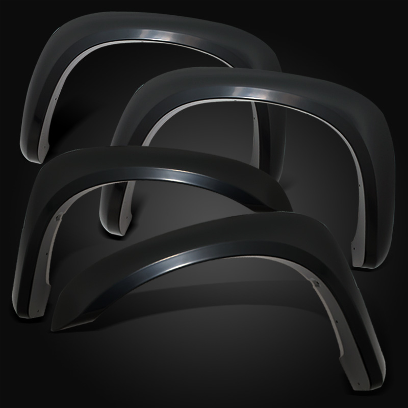 For 0511 Dodge Dakota Crew Cab Matte Black Factory OE Style 4PC Fender Flares eBay