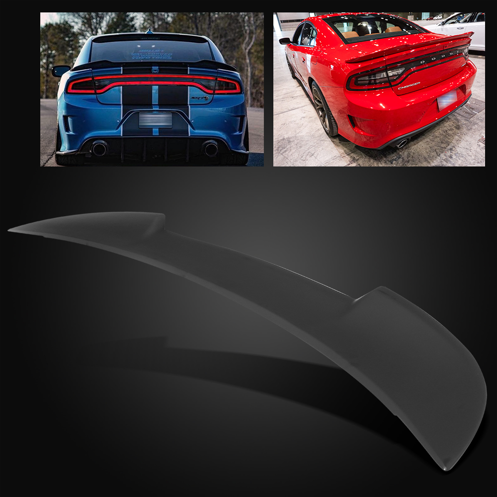 Spoilers & Wings 20112016 Dodge Charger Factory Style Matte Black Rear